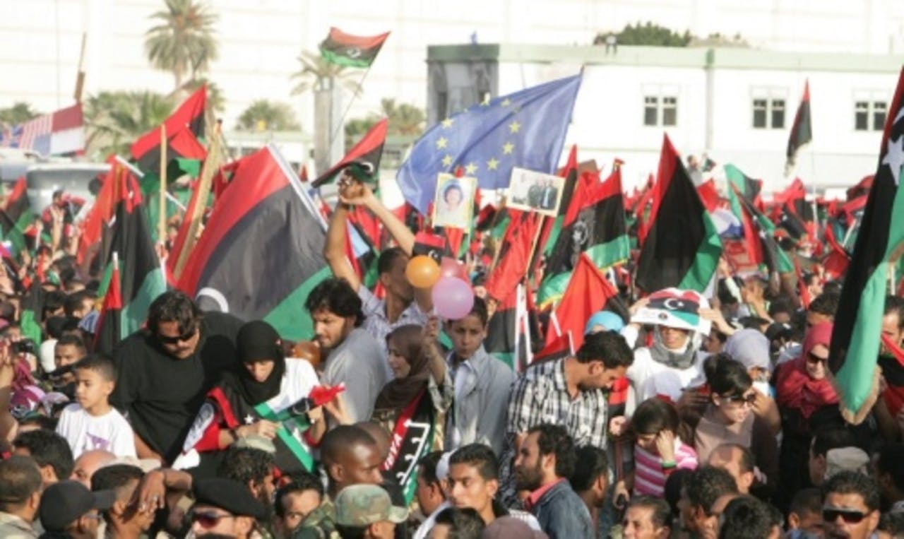 Benghazi viert de bevrijding van LibiÃ«, oktober vorig jaar. EPA