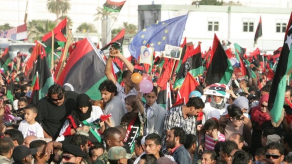 Benghazi viert de bevrijding van Libië, oktober vorig jaar. EPA
