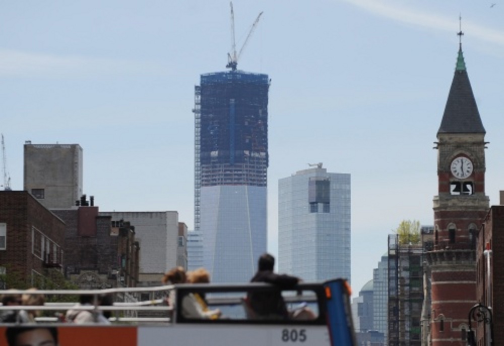 Het nieuwe WTC in aanbouw. EPA
