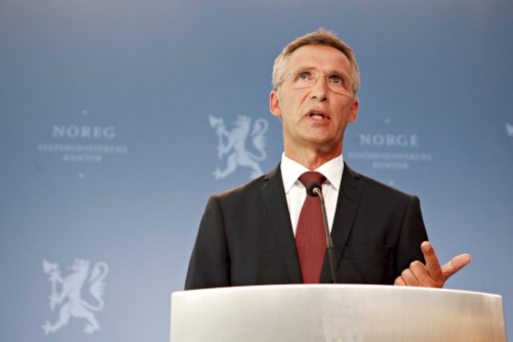 Premier Jens Stoltenberg. EPA