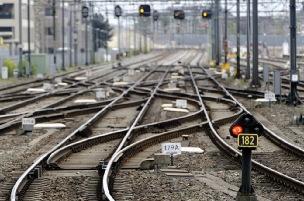 Archiefbeeld treinrails. ANP