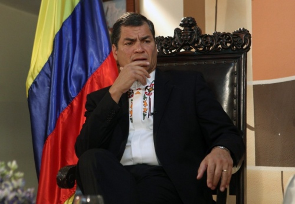 Rafael Correa. EPA
