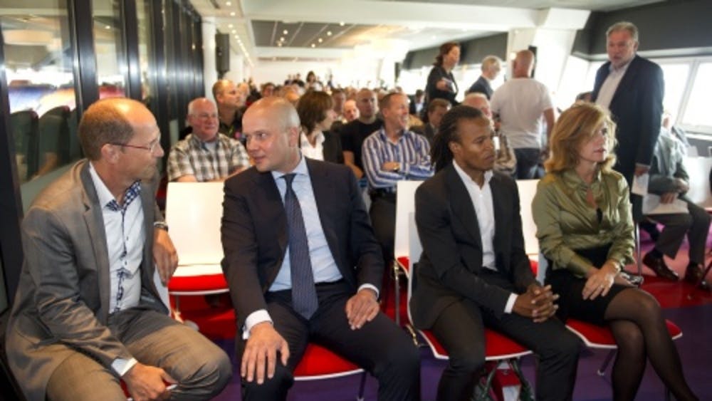De commissarissen, zonder Johan Cruijff. ANP