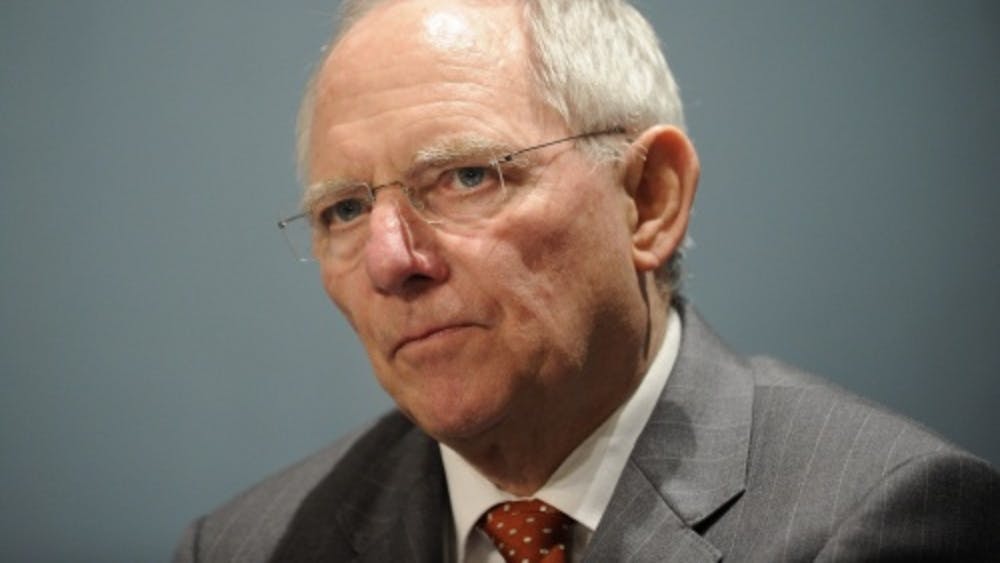 De Duitse minister van Financiën Wolfgang Schäuble. EPA