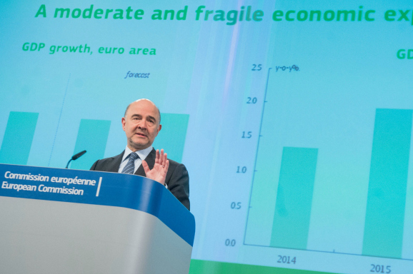 EU-Commissaris Pierre Moscovici (Economische Zaken)
Foto: ANP