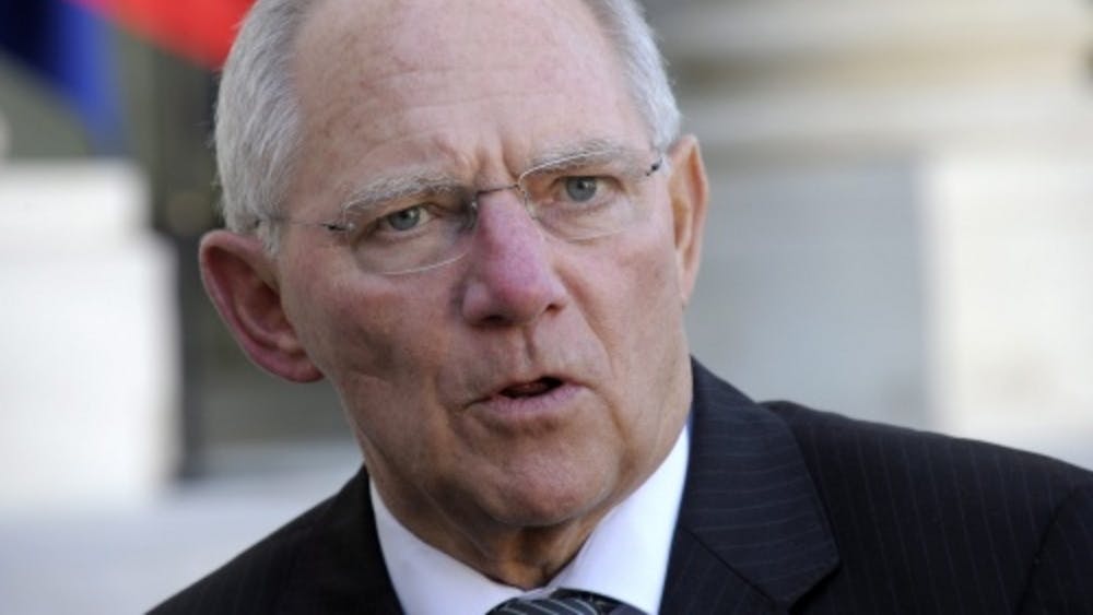 De Duitse minister van FinanciÃ«n Wolfgang SchÃ¤uble. EPA