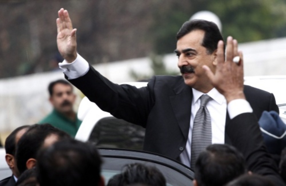 De Pakistaanse premier Yousuf Raza Gilani. EPA