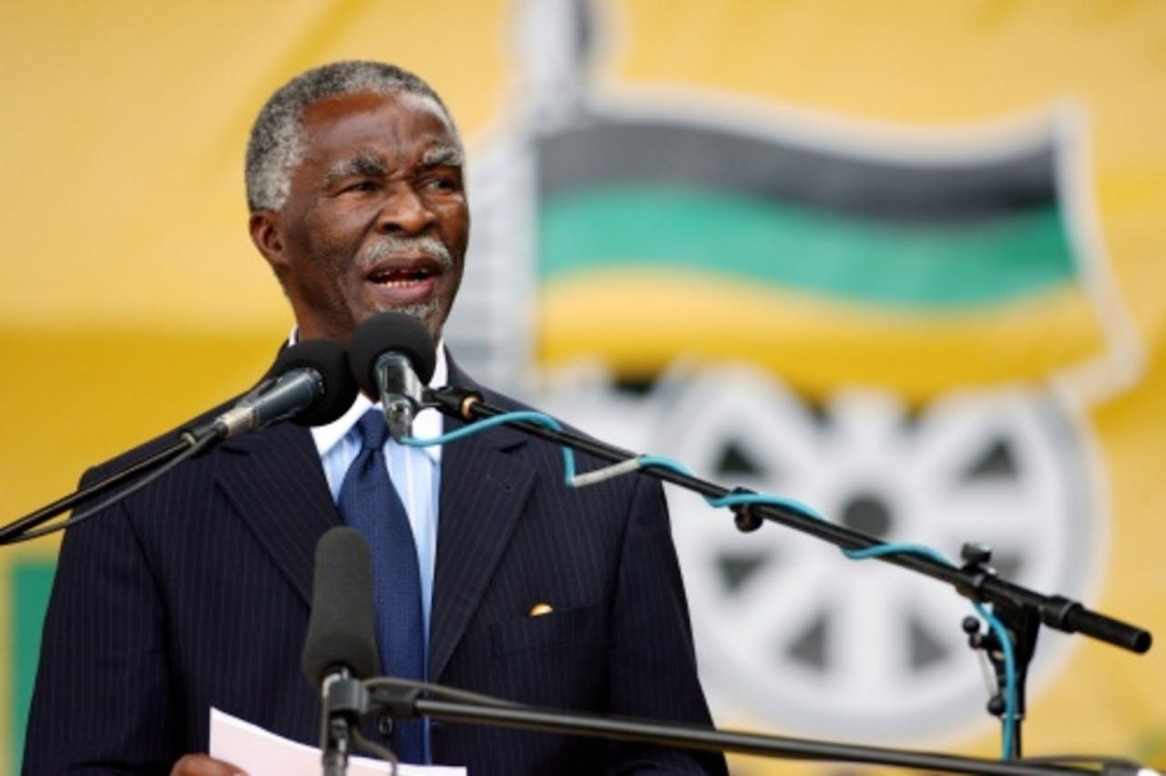 Zuid-Afrikaanse oud-president Thabo Mbeki. EPA