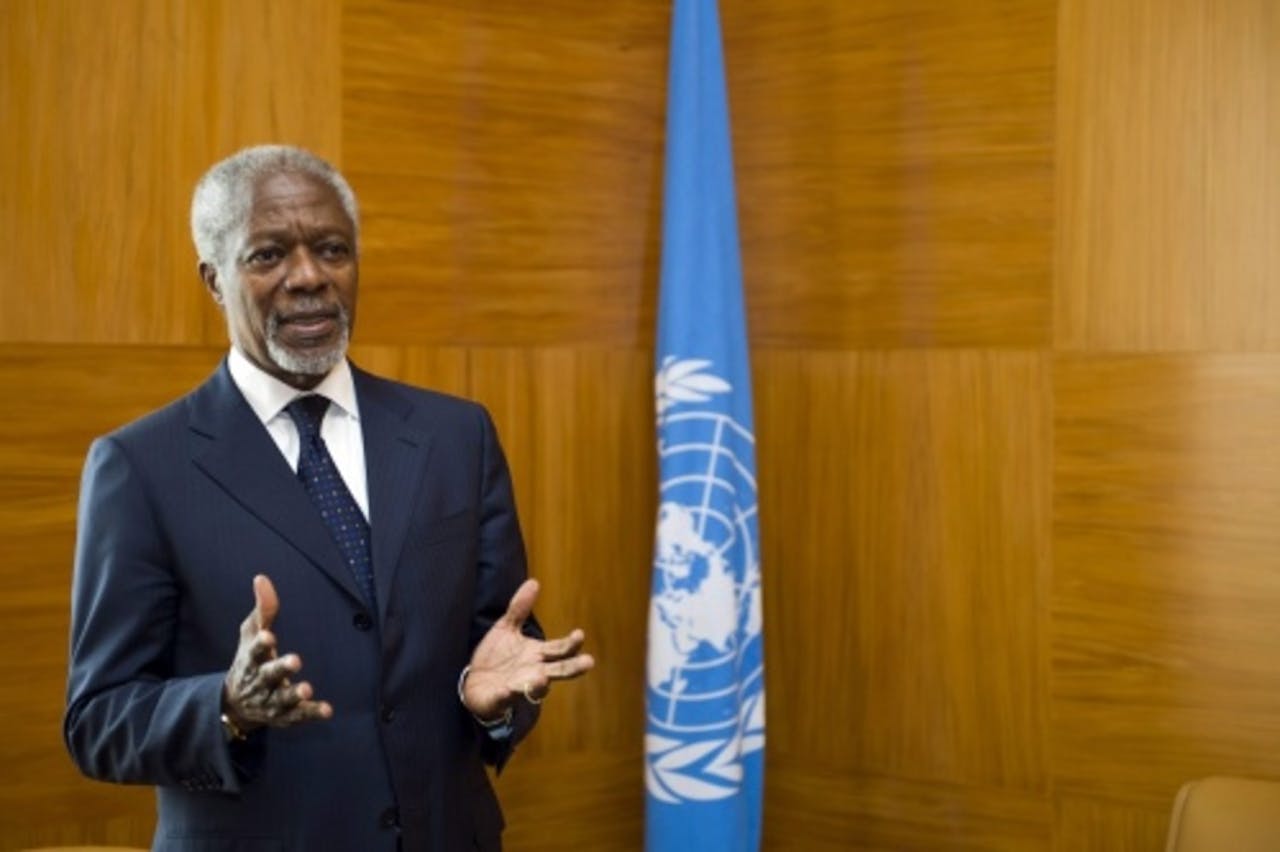Kofi Annan. EPA
