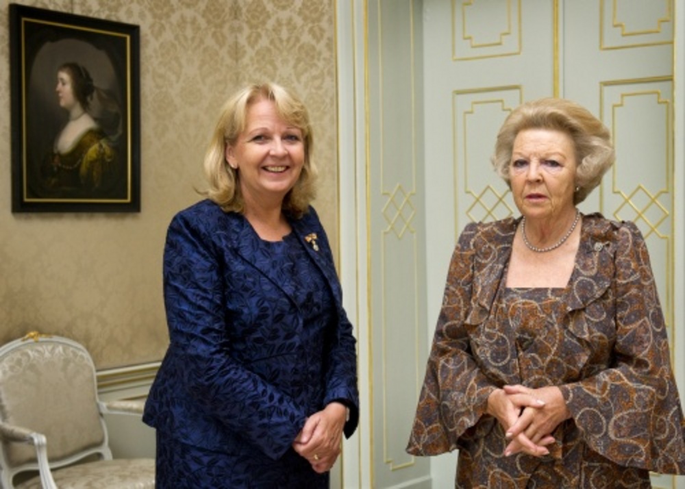 Deelstaatspremier Hannelore Kraft en koningin Beatrix (EPA)