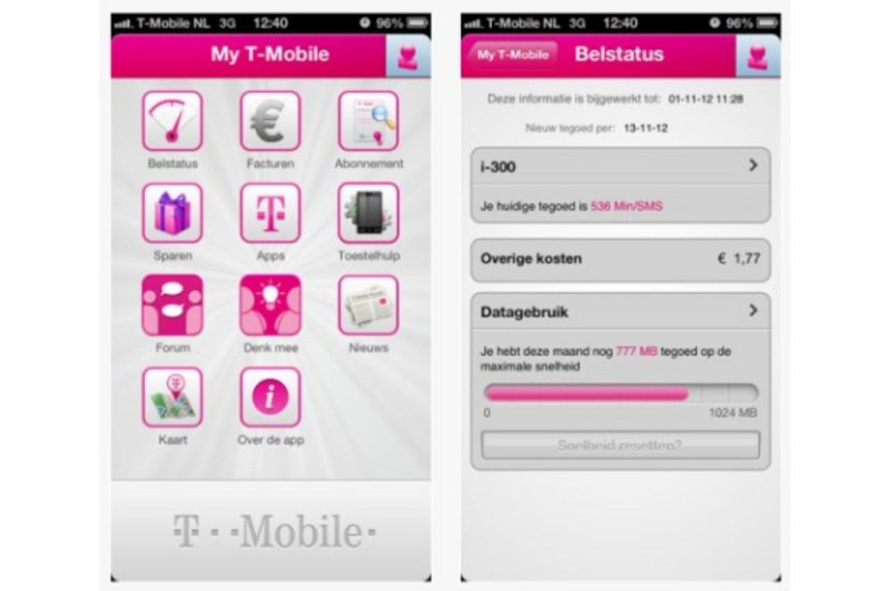 T-Mobile legt nadruk op klantdialoog in vernieuwde app