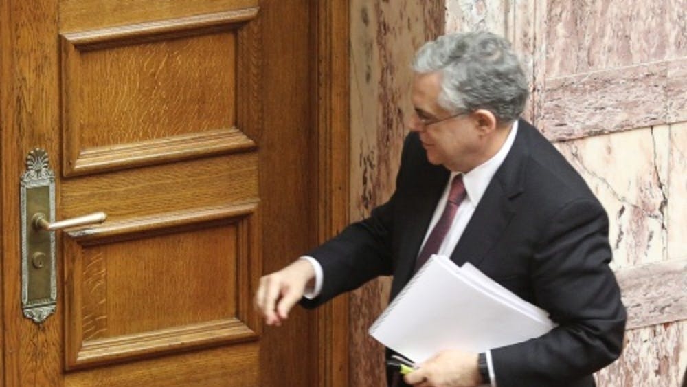 Premier Lucas Papademos. EPA