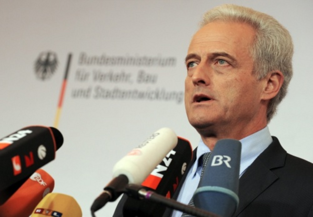 De Duitse minister van Verkeer, Peter Ramsauer. EPA