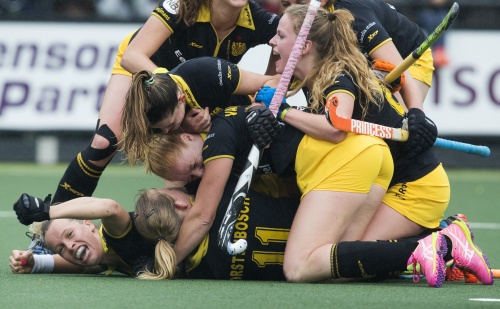 Hockeysters van Den Bosch. Archieffoto 2015 ANP