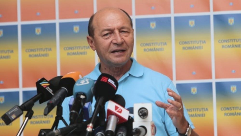 Traian Basescu. EPA