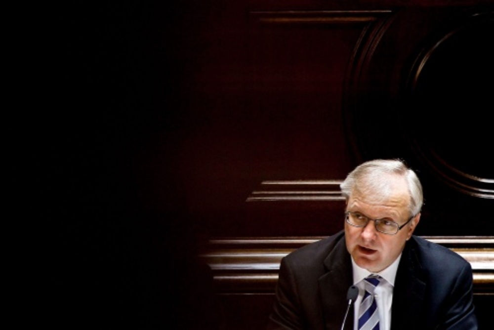 Eurocommissaris Olli Rehn (Monetaire zaken). EPA