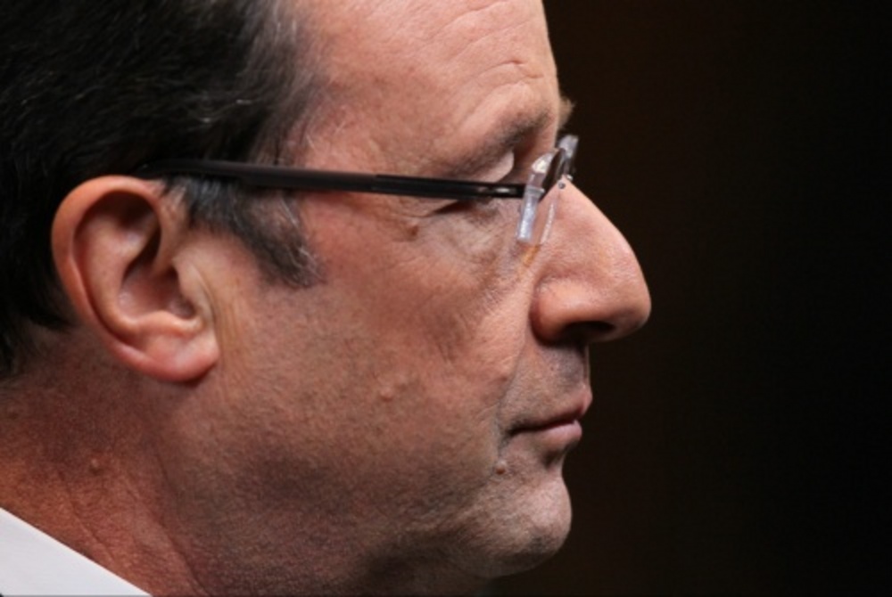 De Franse president François Hollande. EPA