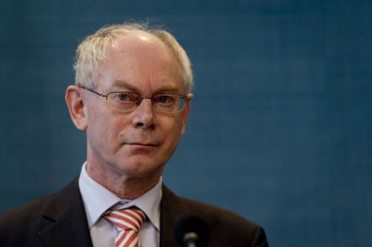 Europees president Herman Van Rompuy. ANP