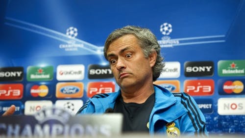 Real-trainer José Mourinho gunt zijn sterspelers rust tegen Ajax. ANP