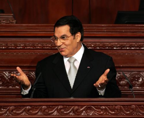 De voormalige Tunesische president Zine al-Abidine Ben Ali. EPA