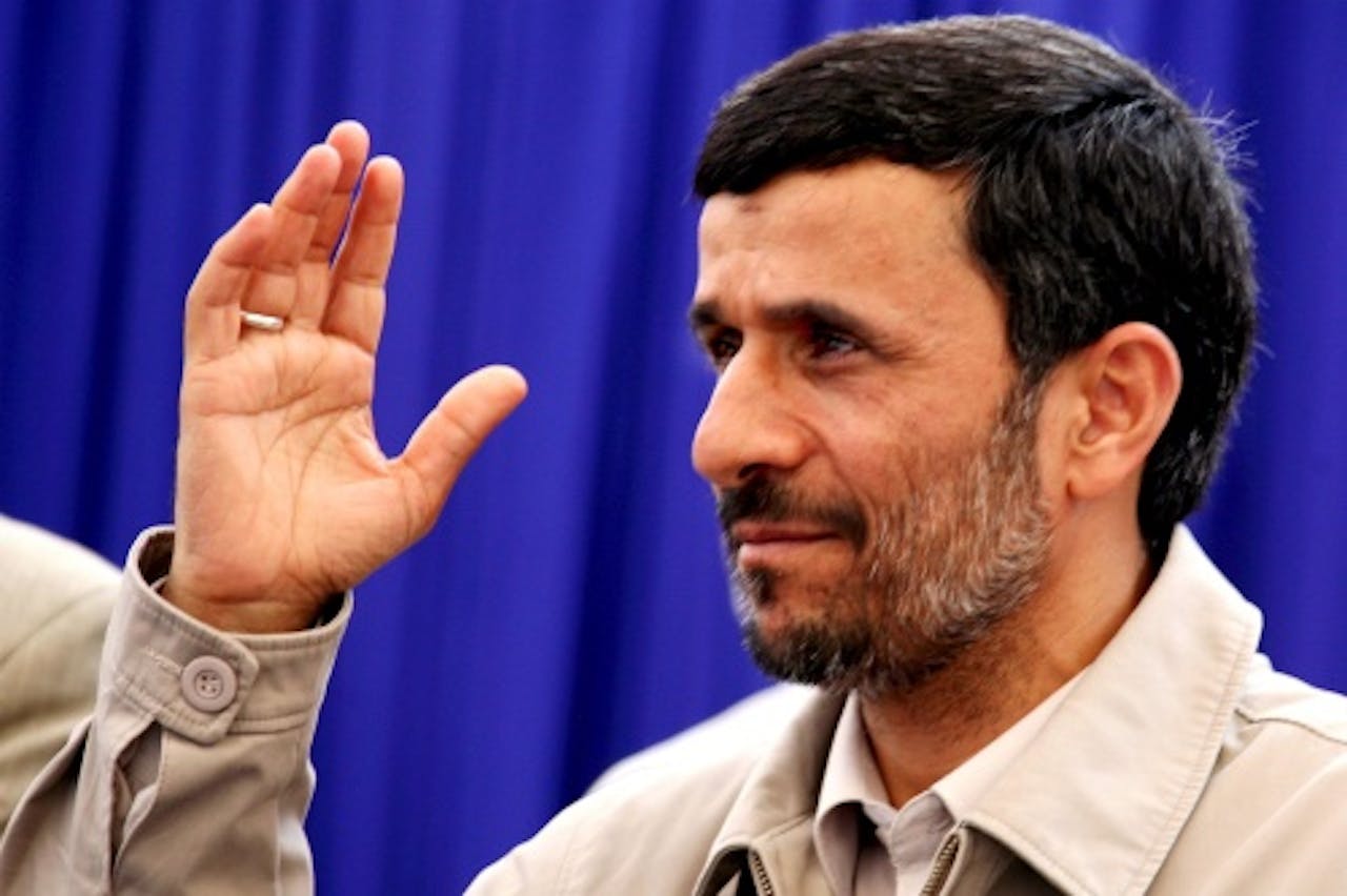 De Iraanse president Ahmedinejad. EPA