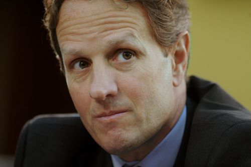 De Amerikaanse minister van FinanciÃ«n Timothy Geithner. EPA 