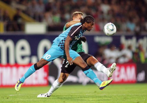 Giorginio Wijnaldum in actie. EPA