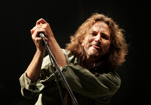 Zanger Eddie Vedder van Pearl Jam. ANP