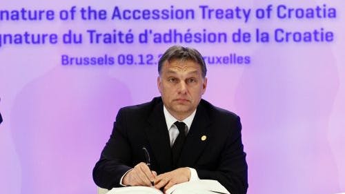 Hongaarse premier Viktor Orban. EPA