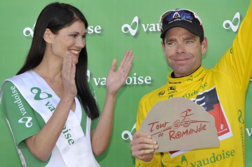 Cadel Evans won zondag de Ronde van RomandiÃ«. EPA