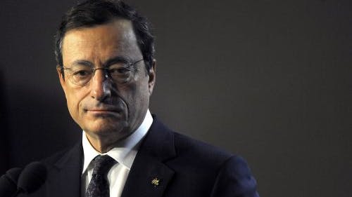 ECB-president Mario Draghi. EPA