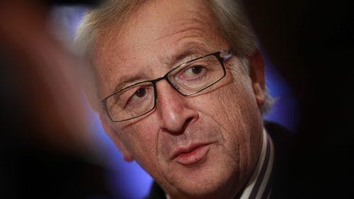 De voorzitter van de groep van ministers van FinanciÃ«n van de eurolanden, Jean-Claude Juncker. EPA