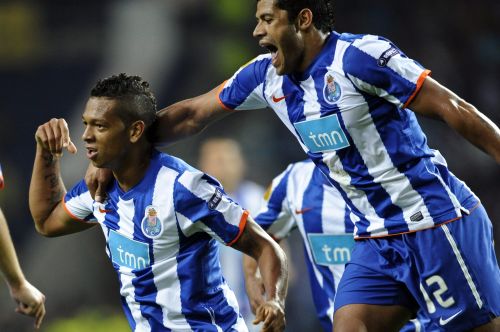 Porto juicht na de overwinning op Villareal, eind april. EPA