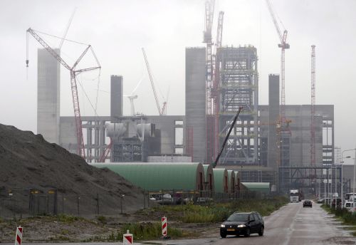 De nieuwe Essent-centrale in de Eemshaven. EPA
