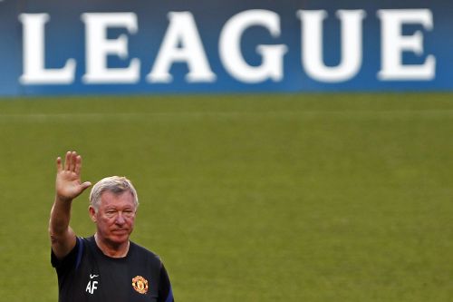 Coach Alex Ferguson van Manchester United. EPA