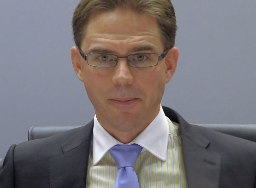 Finse minister van FinanciÃ«n, Jyrki Katainen. EPA 