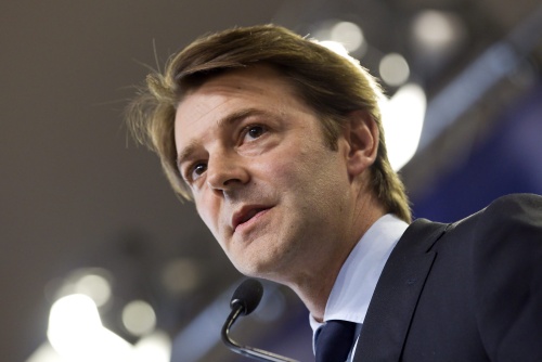 De Franse minister van Financiën François Baroin. EPA