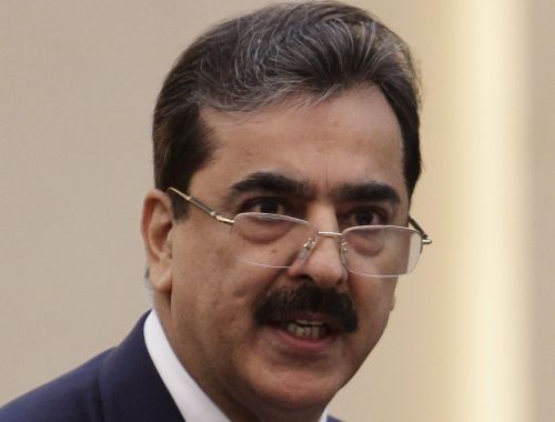De Pakistaanse premier Yusuf Raza Gilani. EPA