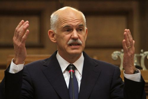 De Griekse premier George Papandreou. EPA