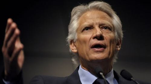 De voormalige Franse premier Dominique de Villepin. EPA