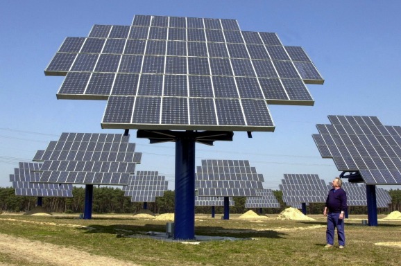 Geen elektriciteitscentrale maar een zonnepark levert in de toekomst onze energie.