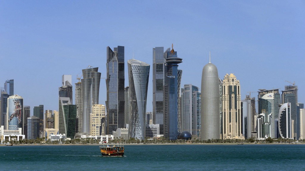 Foto: ANP - Skyline Doha, Qatar