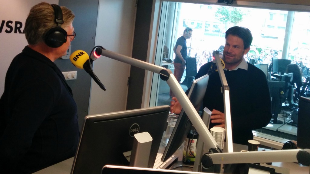 Topzeiler Simeon Tienpont (rechts). Foto BNR