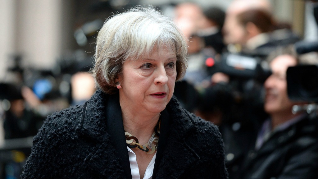 Theresa May, Britse minister van Binnenlandse Zaken en kandidaat voor het premierschap. Foto: ANP