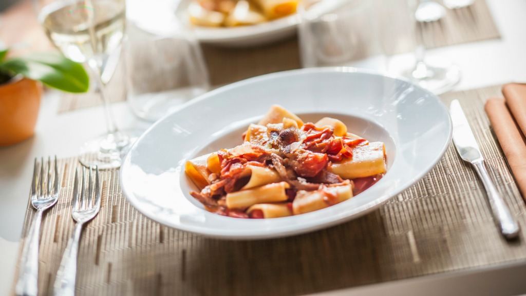 Pasta all'Amatriciana. Foto: HH/Imagerie