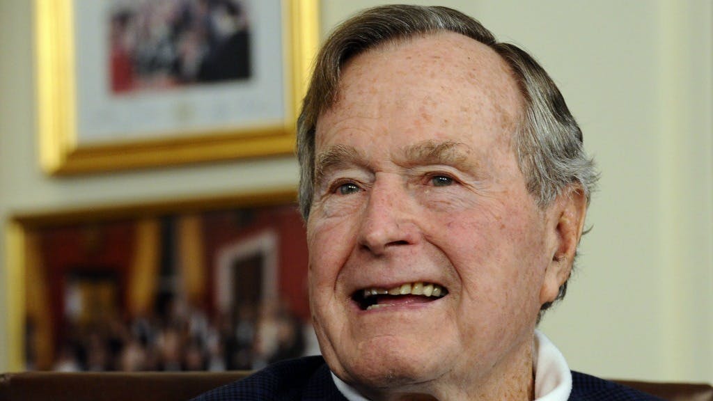 Voormalig president George Bush senior. Foto ANP