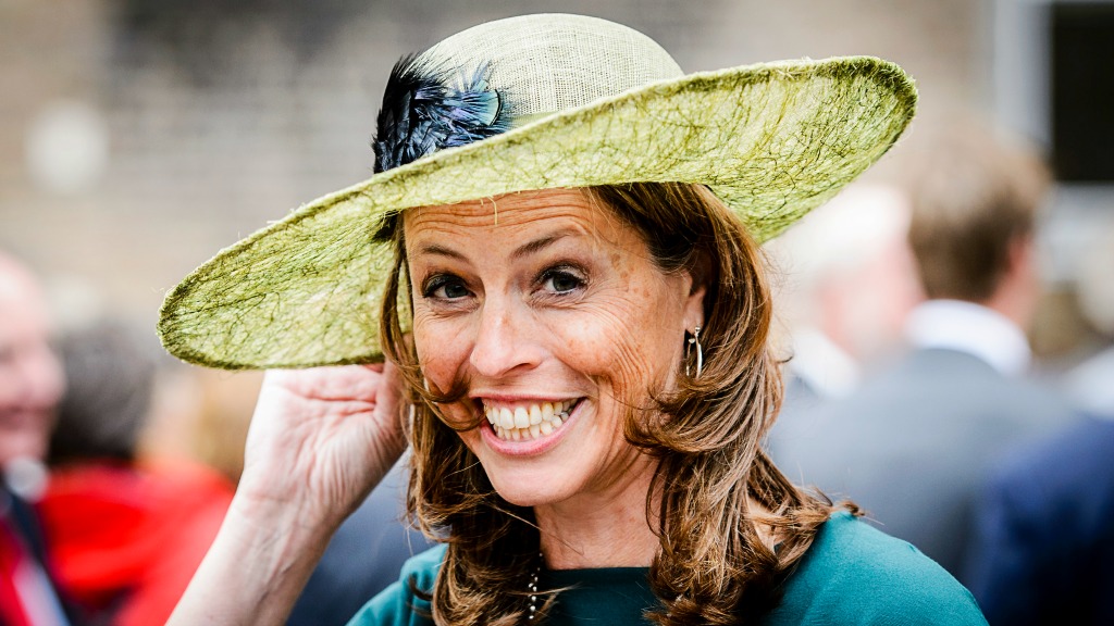 Arabiste en D66-lid Petra Stienen met hoed op Prinsjesdag 2016. Foto ANP