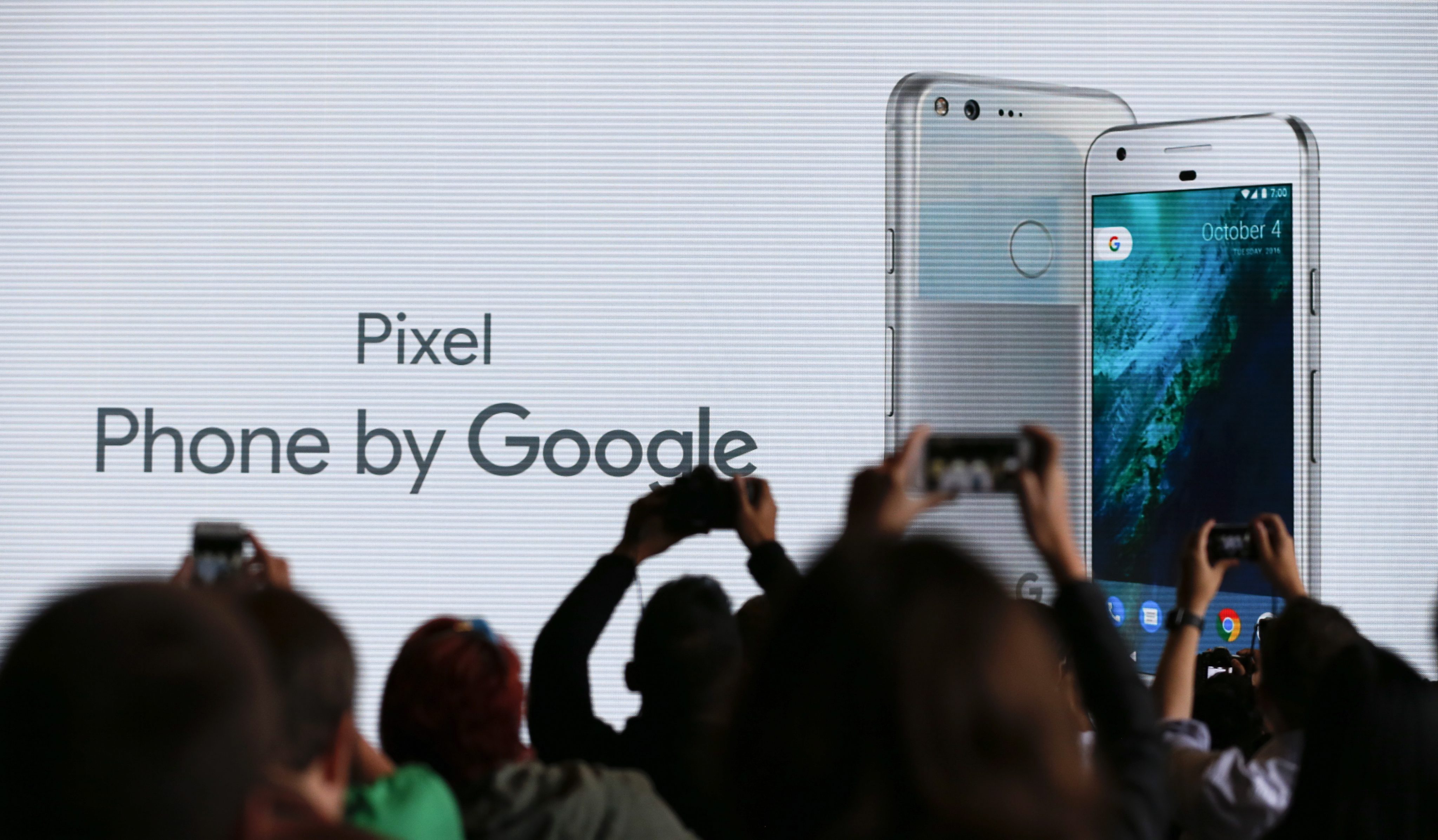 Het Google Pixel event in San Francisco. Beeld: ANP