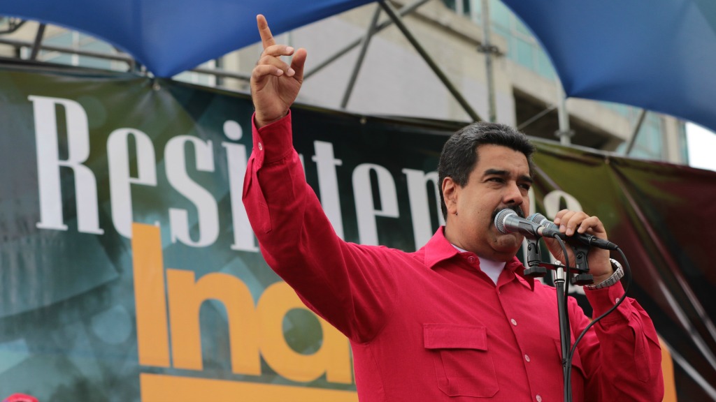 Venezolaanse president Maduro, de opvolger van Hugo Chavez. Foto: ANP