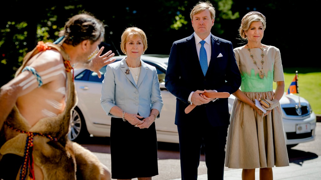 Het koningspaar in Australië. Foto: ANP.